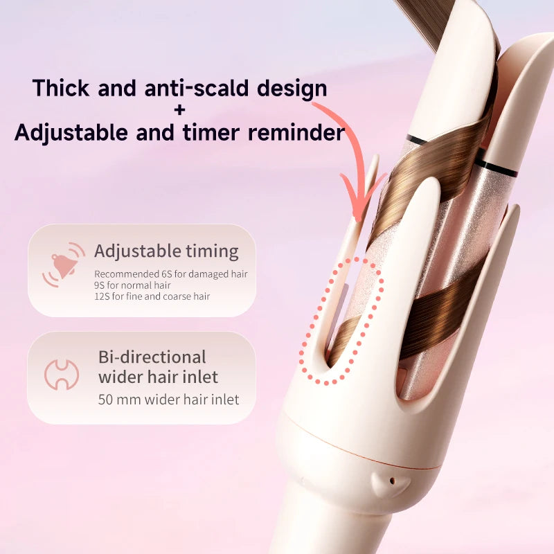 Automatic Hair Curler 32Mm Auto Rotating Ceramic Hair Roller Professional Curling Iron Stick 40Mm Curling Wand Hair Waver Gift