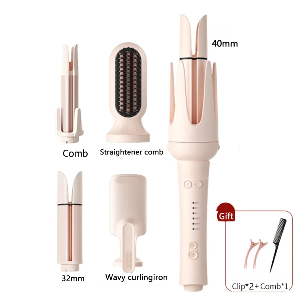 Automatic Hair Curler 32Mm Auto Rotating Ceramic Hair Roller Professional Curling Iron Stick 40Mm Curling Wand Hair Waver Gift
