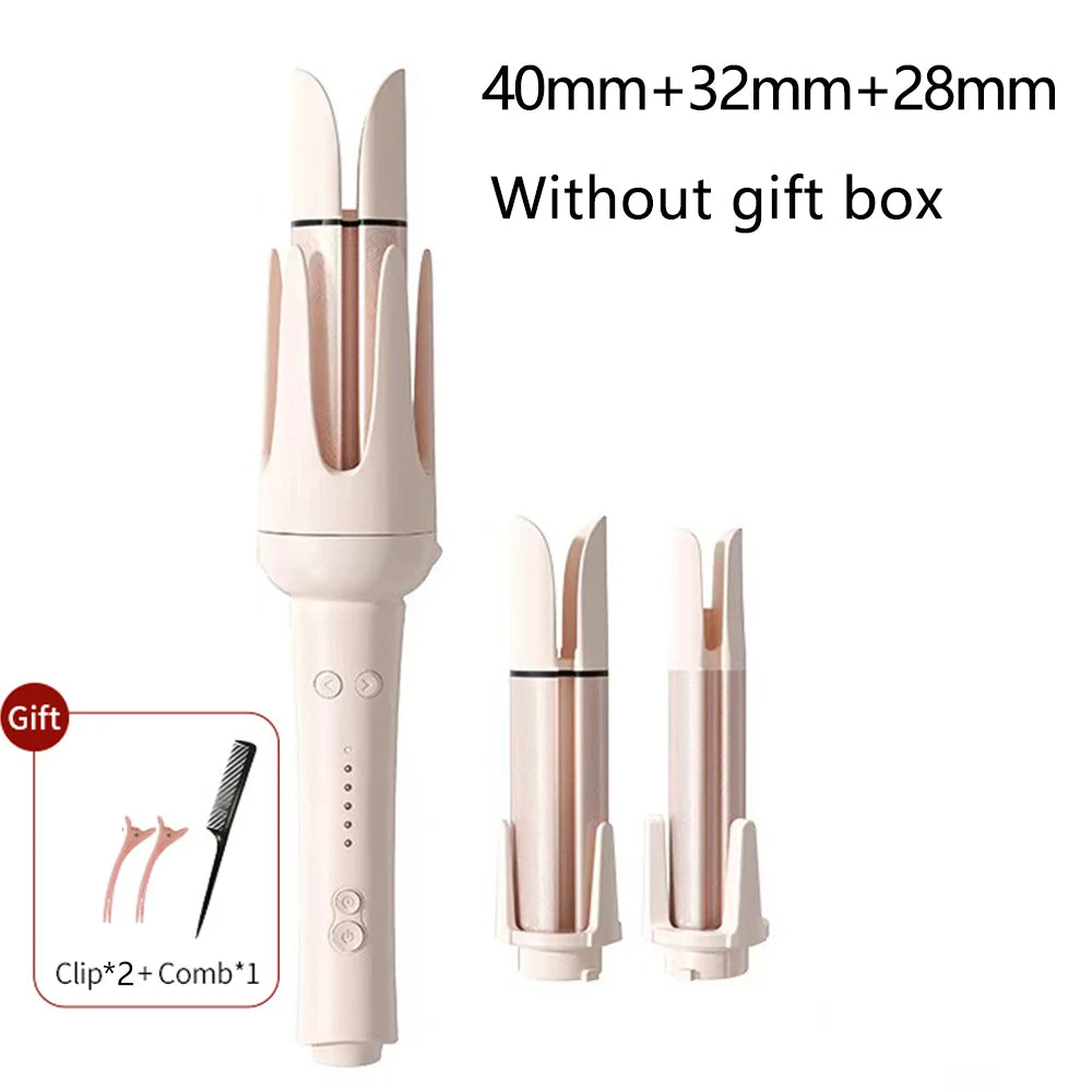 Automatic Hair Curler 32Mm Auto Rotating Ceramic Hair Roller Professional Curling Iron Stick 40Mm Curling Wand Hair Waver Gift