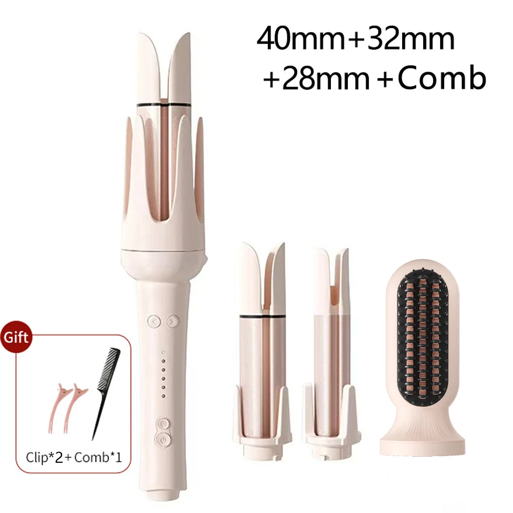 Automatic Hair Curler 32Mm Auto Rotating Ceramic Hair Roller Professional Curling Iron Stick 40Mm Curling Wand Hair Waver Gift